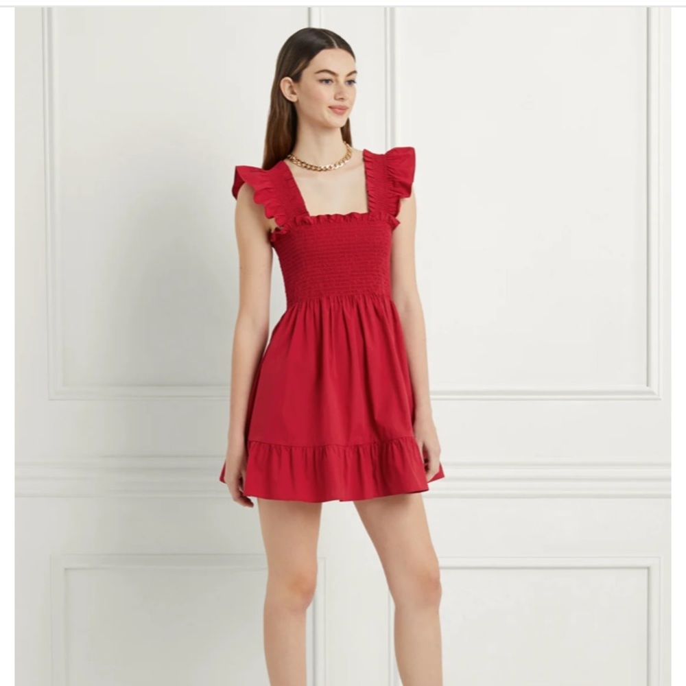 NWT New Hill House The Elizabeth Nap Mini Dress Red